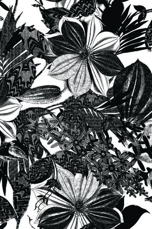 单色花印花华亿平台图片