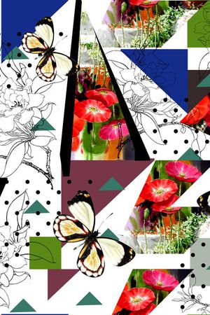 几何印花华亿平台图片