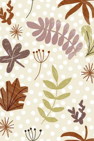 花卉 叶子印花华亿平台图片