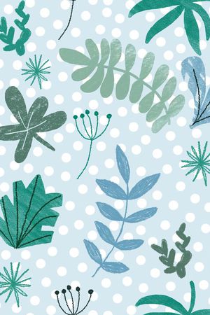 花卉 叶子印花华亿平台图片