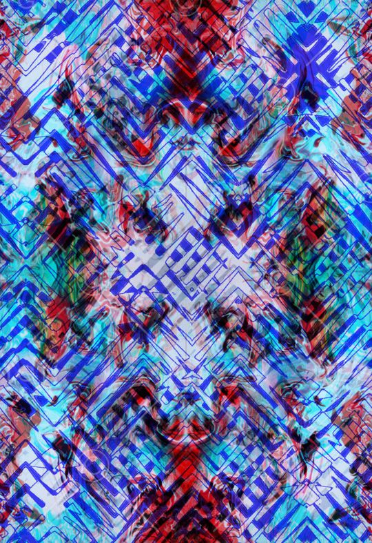 几何印花华亿平台图片