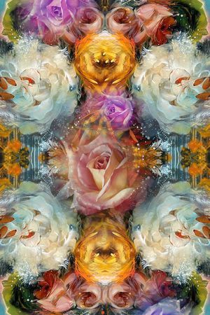 春夏华亿平台印花华亿平台图片