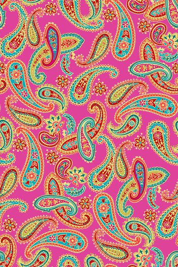 415502-传统手绘佩斯利涡旋纹火腿纹腰果民族