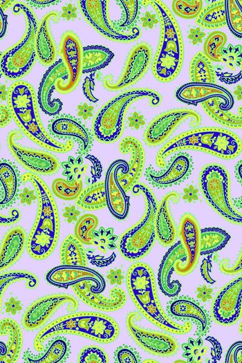 415504-传统手绘佩斯利涡旋纹火腿纹腰果民族