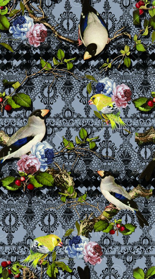 中国风印花华亿平台图片