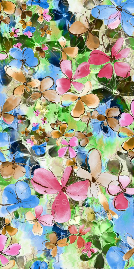 抽象印花华亿平台图片