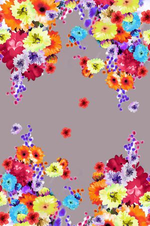 抽象印花华亿平台图片