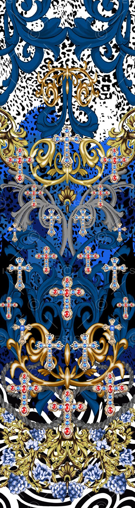 抽象印花华亿平台图片