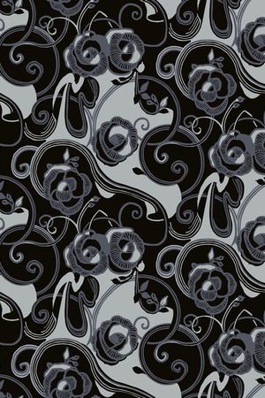 黑白调印花华亿平台图片