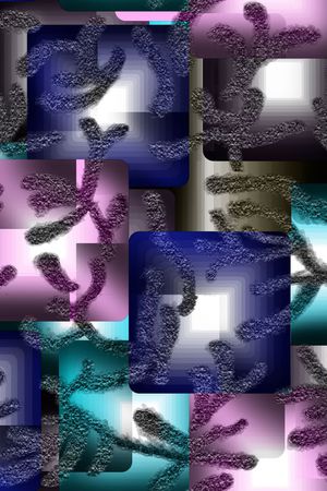 抽象印花华亿平台图片