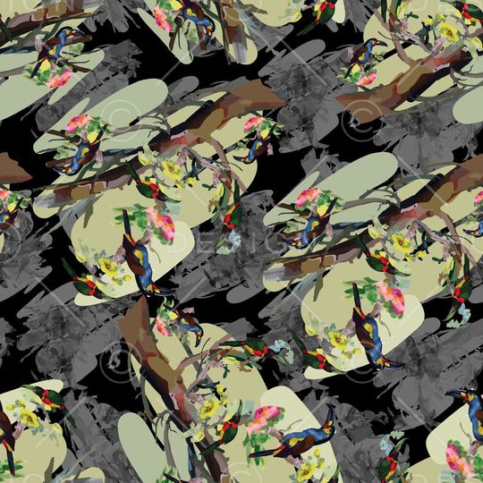 抽象印花华亿平台图片