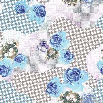 清新休闲田园风印花华亿平台图片