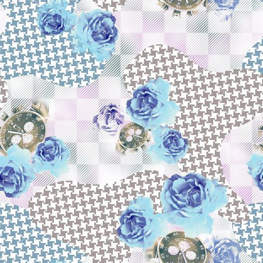 清新休闲田园风印花华亿平台图片