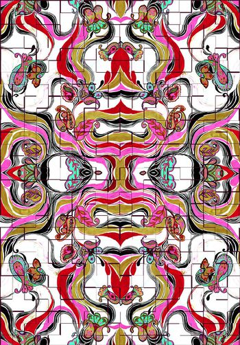 415685-抽象腰果花运动个性数码印花