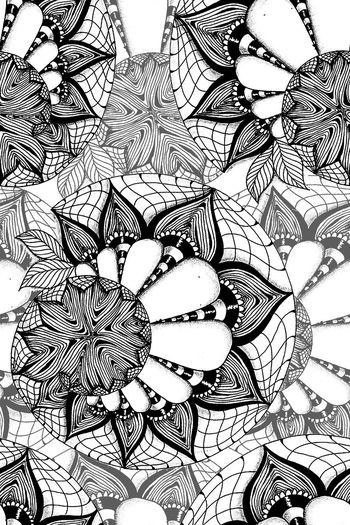 创意线描印花华亿平台图片