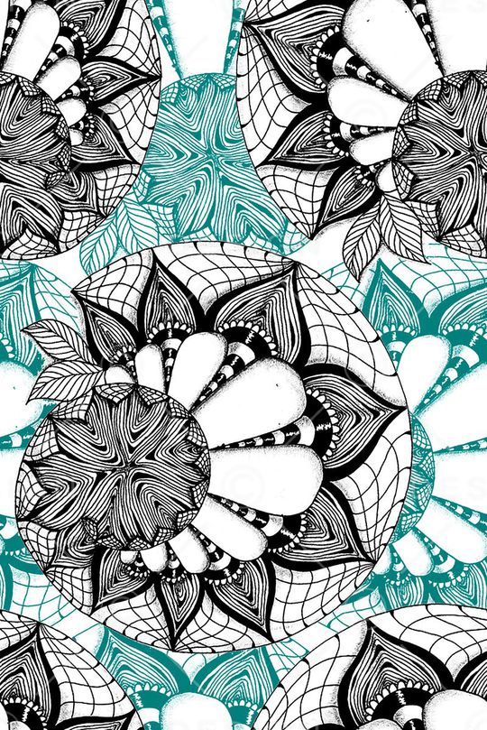 创意线描印花华亿平台图片