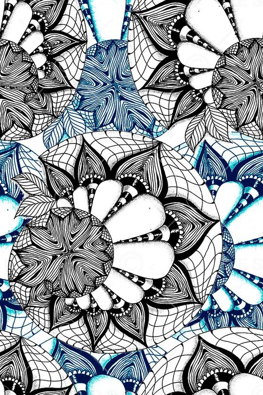 创意线描印花华亿平台图片