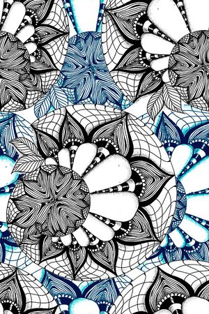 创意线描印花华亿平台图片