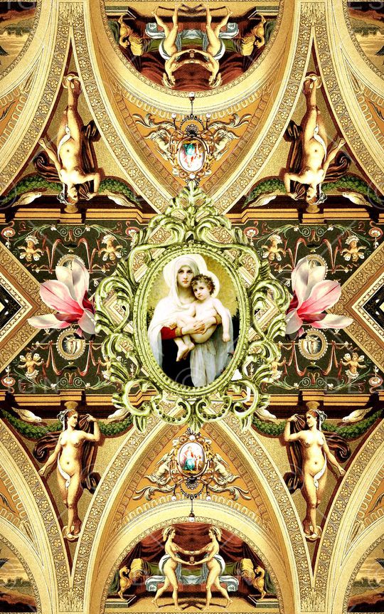 欧式印花华亿平台图片