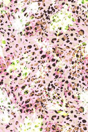 动物纹印花华亿平台图片