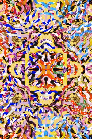 抽象印花华亿平台图片