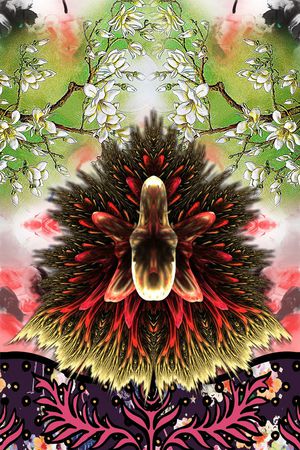 抽象印花华亿平台图片