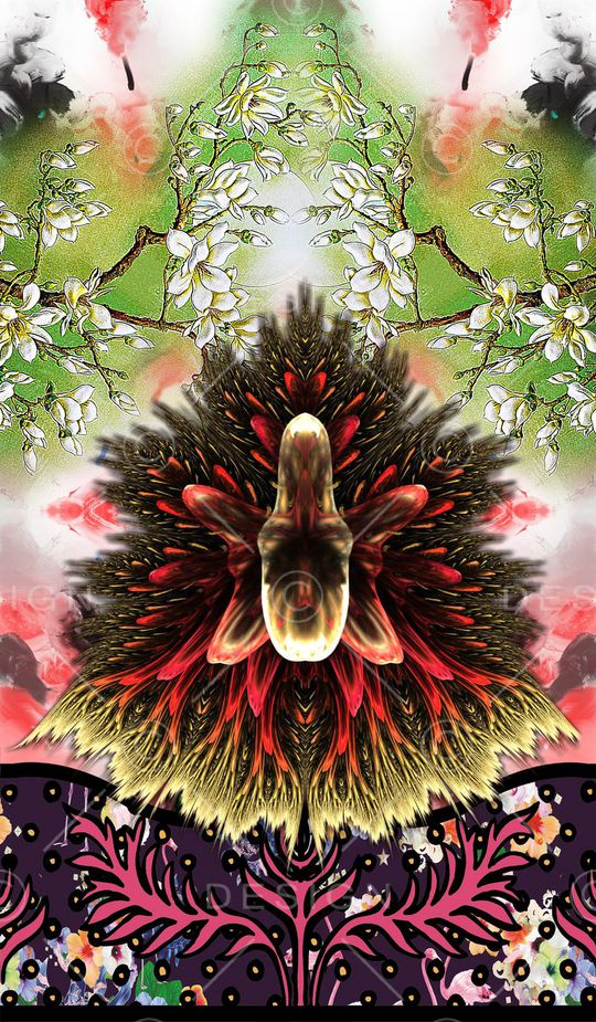 抽象印花华亿平台图片