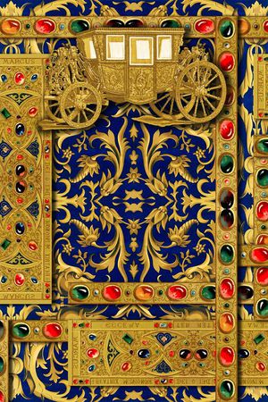 巴洛克印花华亿平台图片