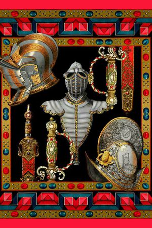 巴洛克印花华亿平台图片