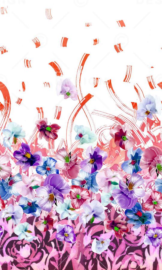 花瓣印花华亿平台图片