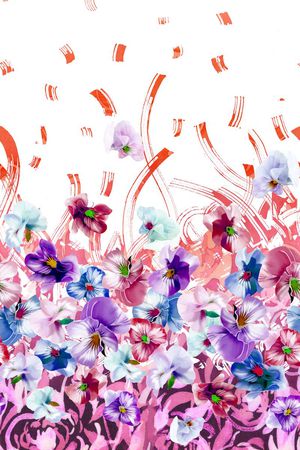 花瓣印花华亿平台图片