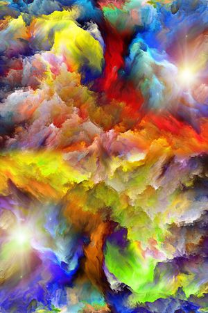 抽象印花华亿平台图片