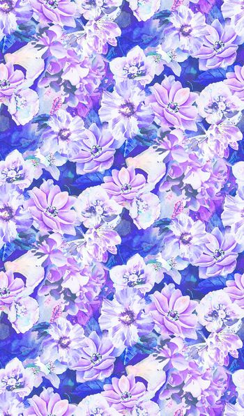 415992-花卉印花壁纸地毯服装华亿平台家纺华亿平台图