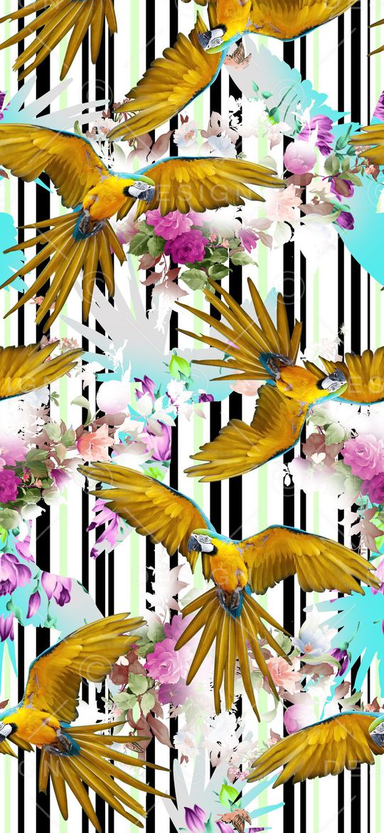 条纹动物印花华亿平台图片