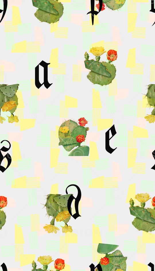 清新印花华亿平台图片