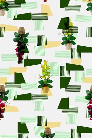 几何印花华亿平台图片