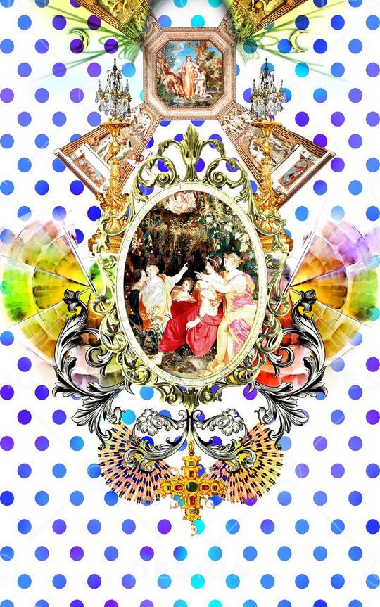 时尚印花华亿平台图片