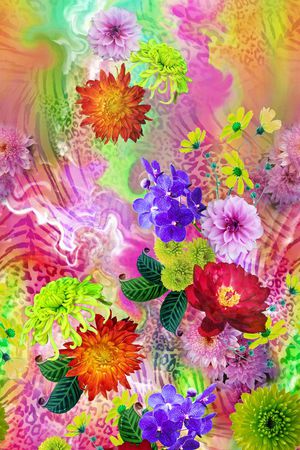 豹纹印花华亿平台图片