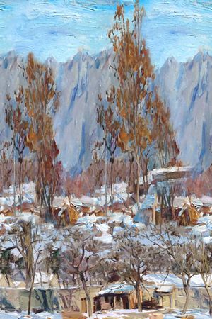 抽象印花华亿平台图片