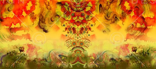 抽象印花华亿平台图片