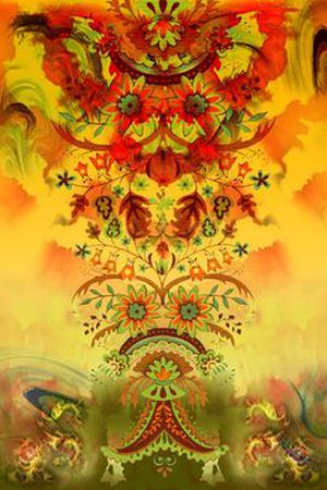 抽象印花华亿平台图片