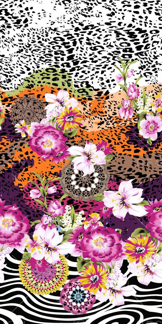 抽象印花华亿平台图片