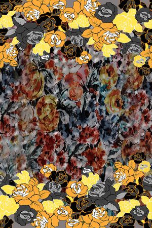 抽象印花华亿平台图片