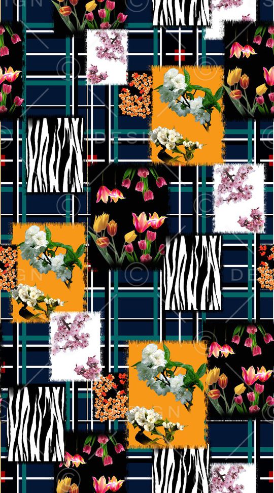 花朵印花华亿平台图片