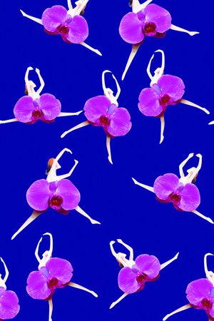 舞女印花华亿平台图片