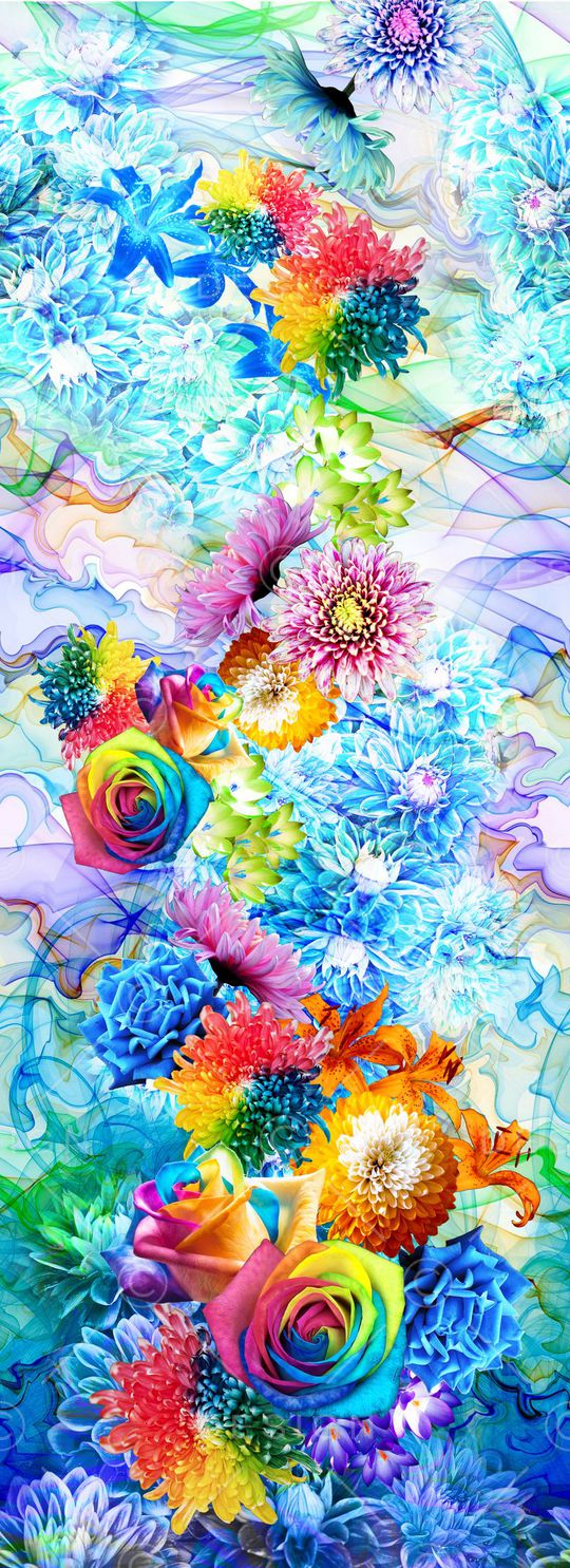 百合花印花华亿平台图片