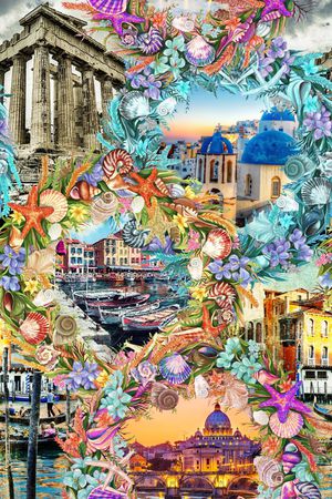 贝壳印花华亿平台图片