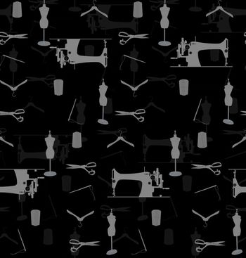 416399-复古小清新缝纫小物件衬衫华亿平台