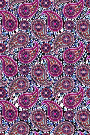 佩斯利印花华亿平台图片