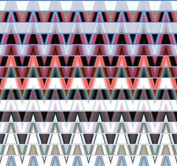 416408-原创时尚几何渐变三角图形条纹组合男